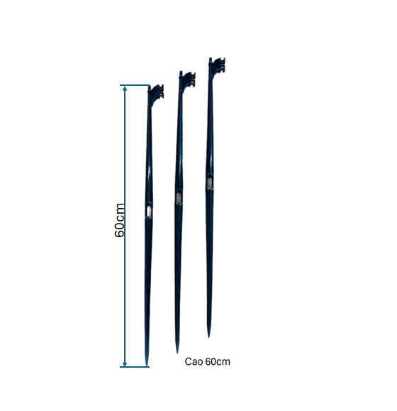 Cây cắm 60cm (đầu kẹp ống 6mm, ống 8mm)