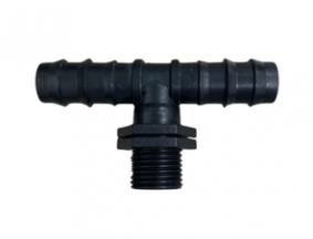 Tê ren 21 ra 2 ống LDPE 20mm