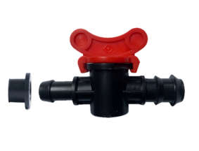Van khóa khởi thủy + ron cao su ống LDPE 20mm